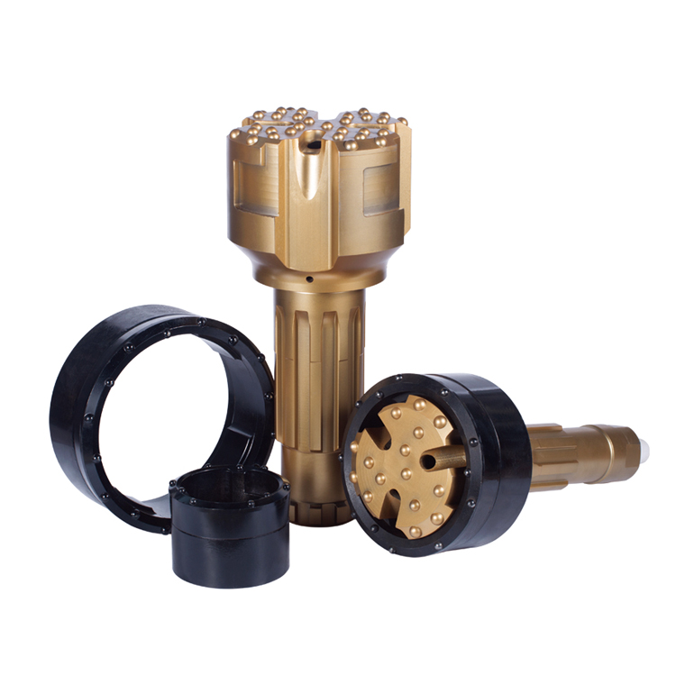 DTH Hammer Drilling Overburden Symmetric Casing Concentric Pilot Bit and Ring Bit with Casing Shoe