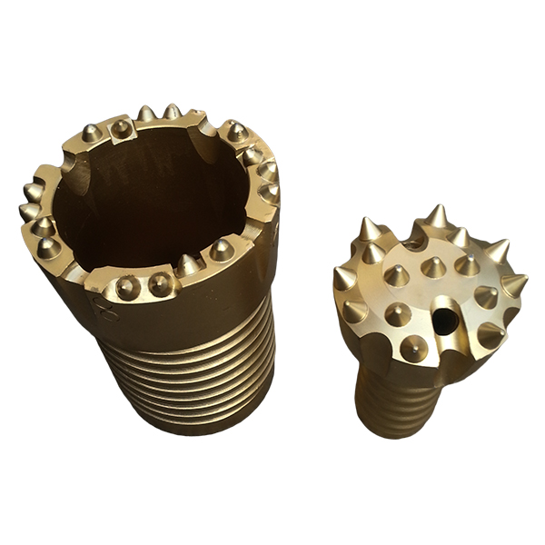 Vertical Horizontal and Inclined Borehole Drilling Double Casing Bits